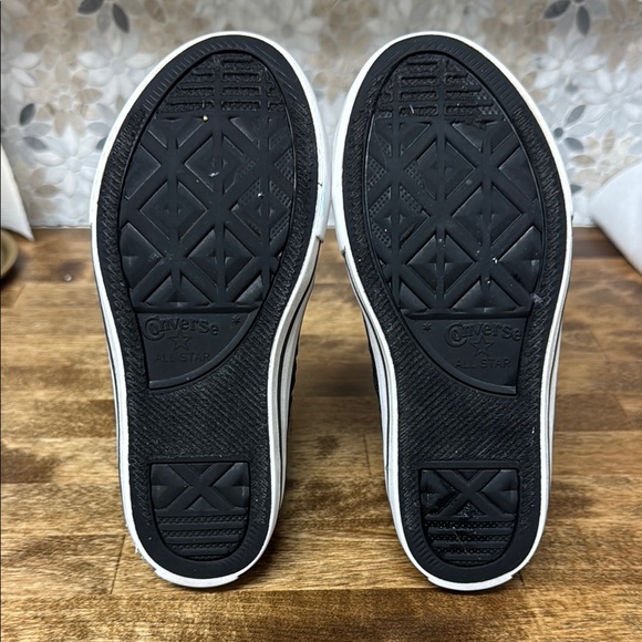 Converse Gold Glitter Kids High Tops - Picture 3 of 7